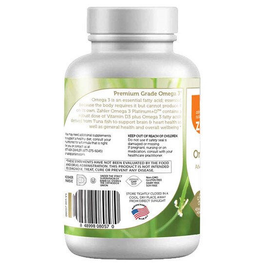Omega 3 Platinum + D, ZHL